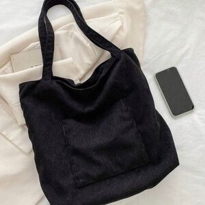 Stylish Black Tote Bag